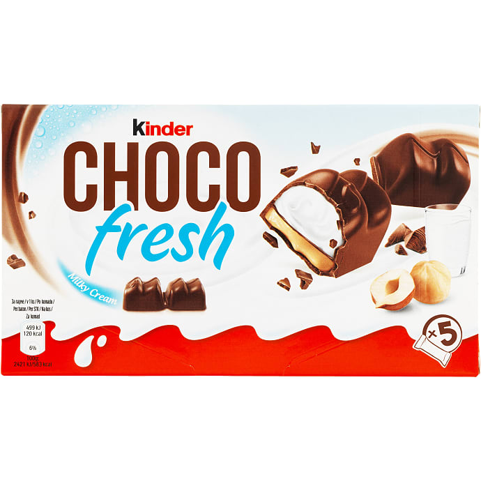Kinder Mælkechokolade m. mælke- og hasselnødfyld