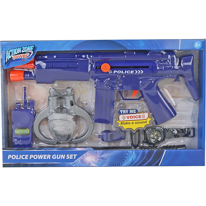Action Zone Politi Pistol Sæt