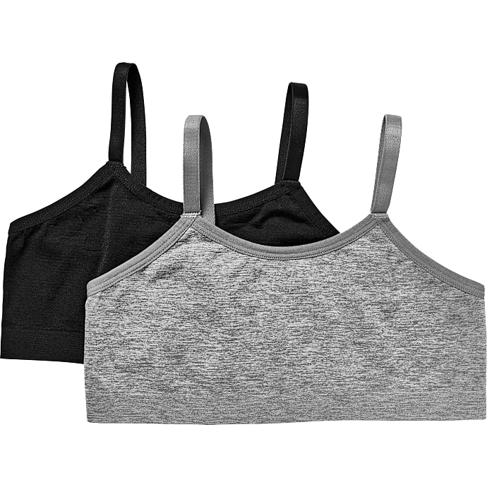 VRS teen 2-pak microfiber top str. 134/140 grå/sort
