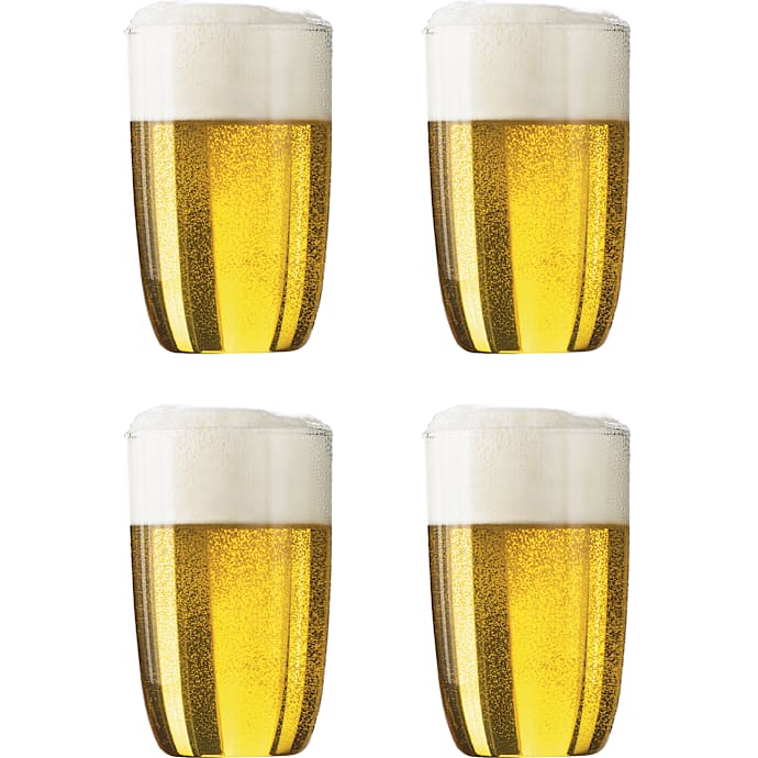 Bodum Kvadrat ølglas 50 cl - 4 stk.
