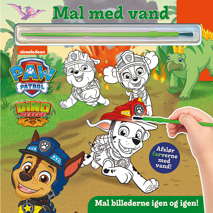 Forlaget Alvilda Mal med vand: Paw Patrol