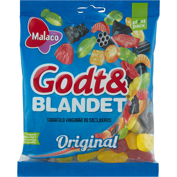 Malaco Godt & Blandet Original 180 g