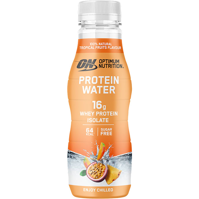 Optimum Nutrition Vand m. Hvedeprotein Tropisk Frugt