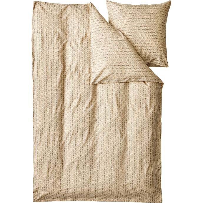 Salling sengetøj 140x200 cm - beige blomst