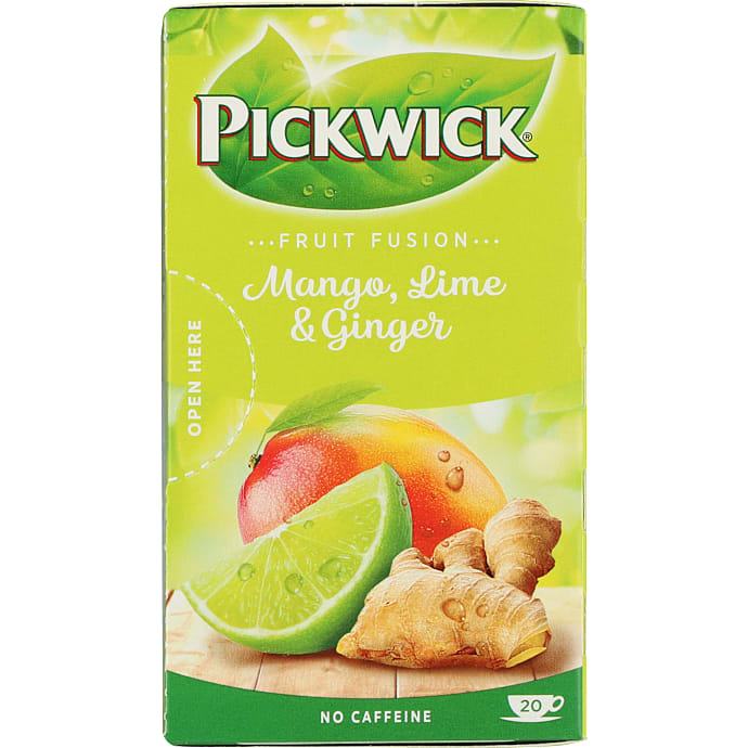 Te m. ingefær, lime og mango