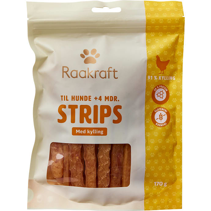 Råkraft Godbidder med Kylling