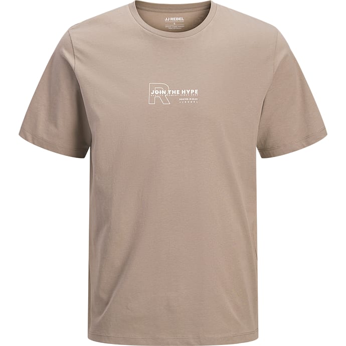 JJ REBEL Herre T-shirt Brun