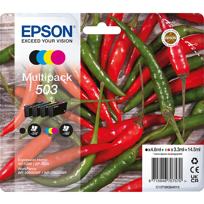 Epson T503 Blæk Multipack 4-farver