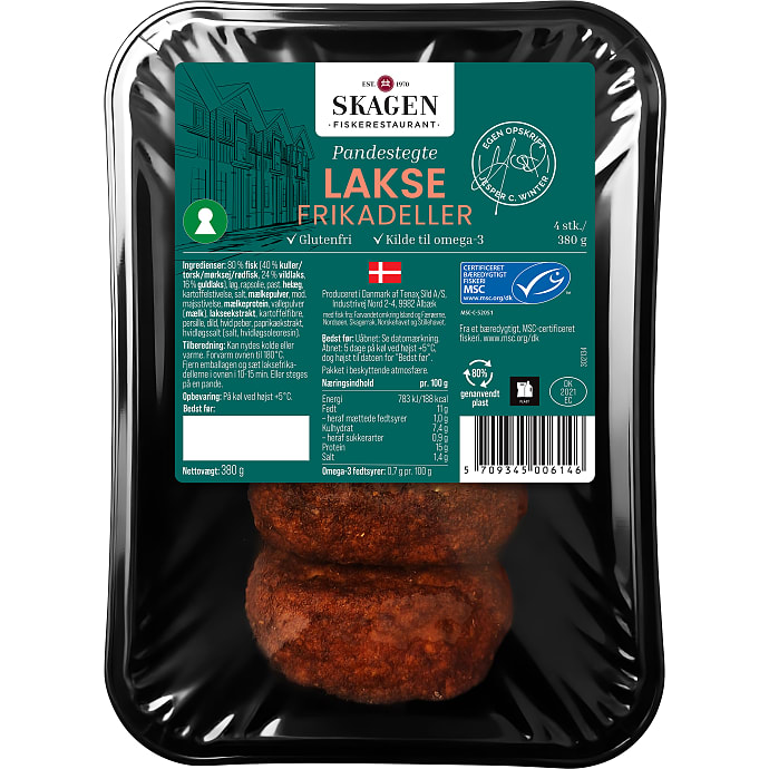 Laksefrikadeller