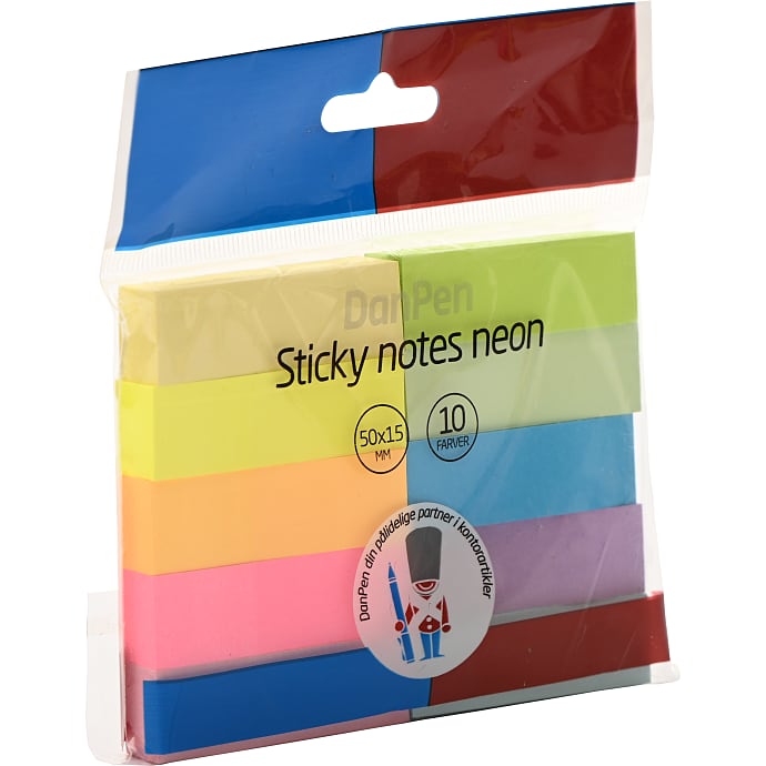 Danpen Sticky Notes Neon 10-pak
