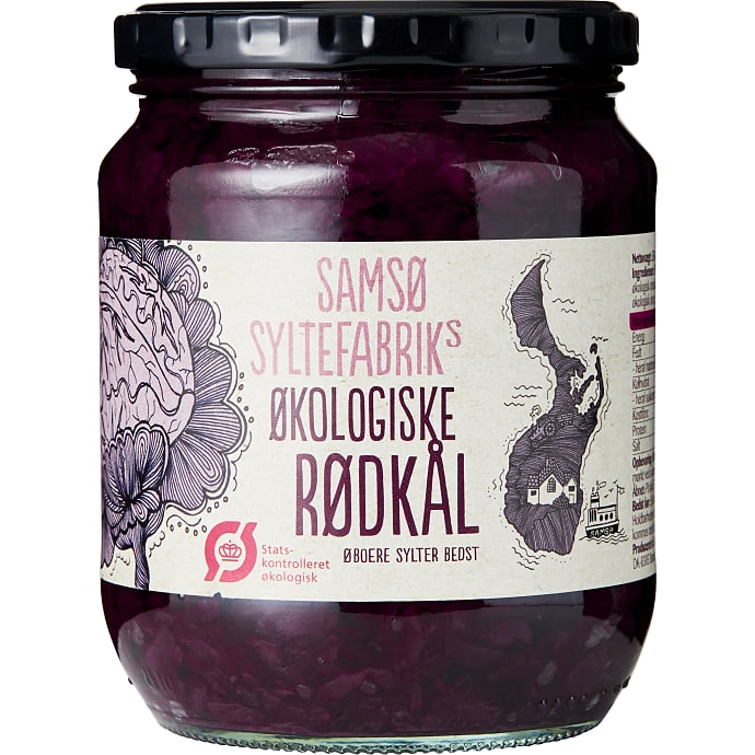 Syltet rødkål øko
