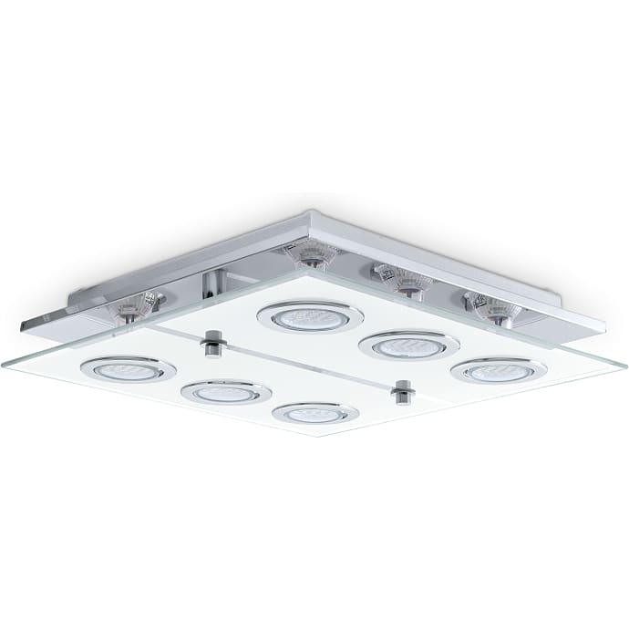 Eglo Cabo Loftlampe Krom og Hvid
