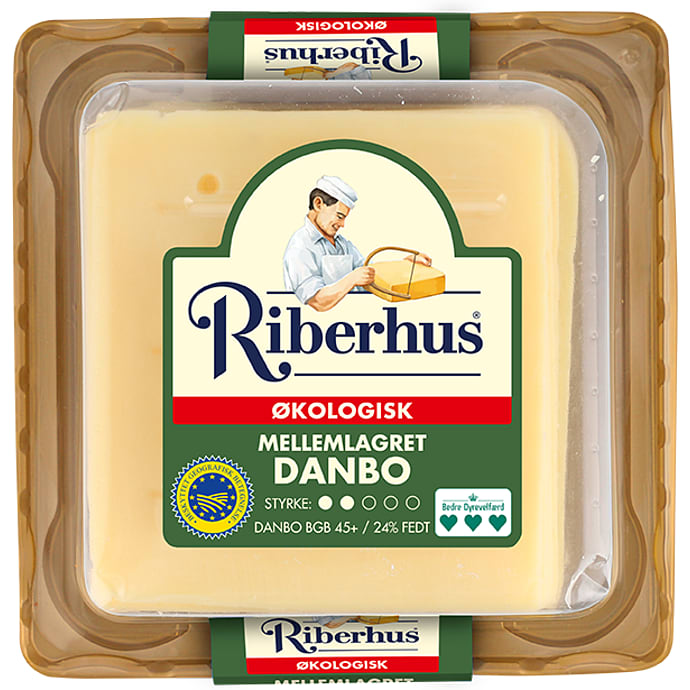 Danbo ost i skiver mellemlagret 45+ øko