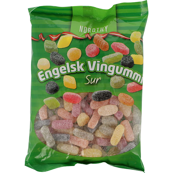 Sur engelsk vingummi