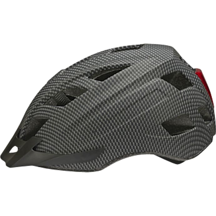 SCO Cykelhjelm med lys carbon