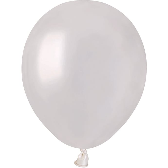 Latexballoner 13 cm 15-pak - perlemetal