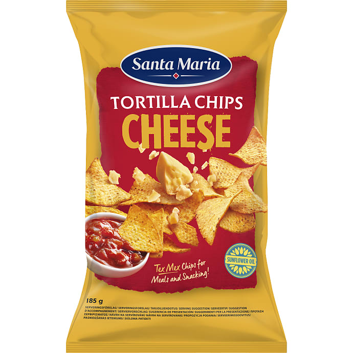 Tortillachips m. ostesmag – produktbillede