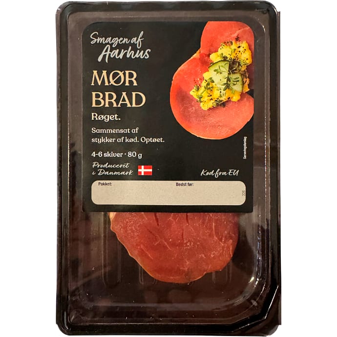 Smagen af Aarhus Røget mørbrad i skiver