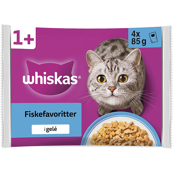 Vådfoder i gelé m. laks og tun