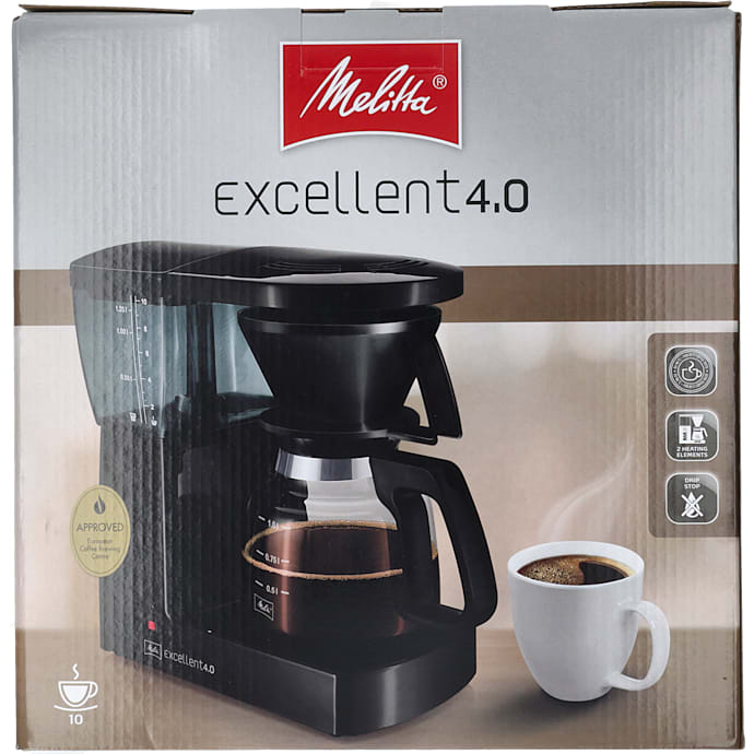 Melitta Excellent 4.0 kaffemaskine - sort