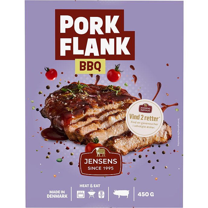 Nakkefilet af gris m. BBQ