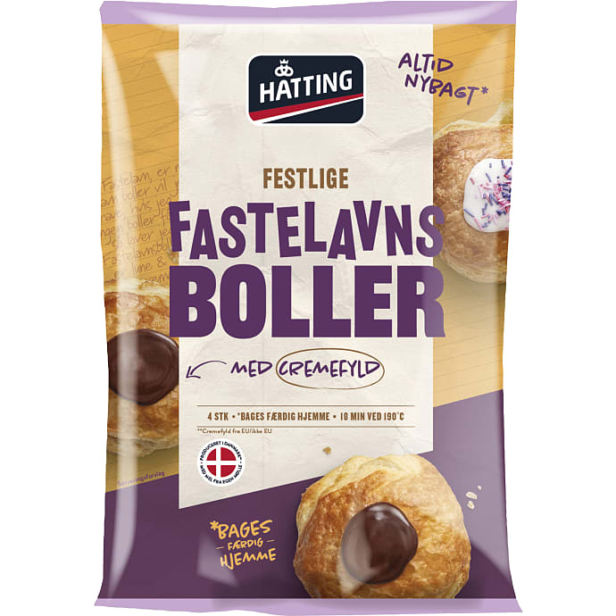 Fastelavnsbolle m. cremefyld