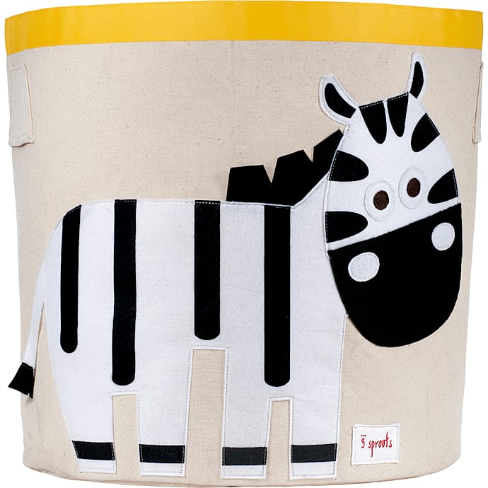 3 Sprouts Opbevaringskurv Zebra
