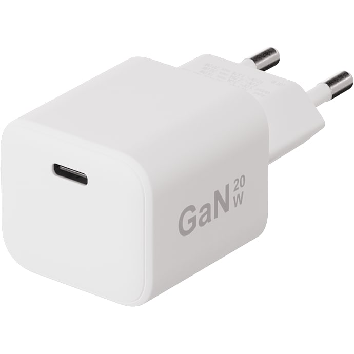 X2O 20W Hjemmeladersæt USB-C GaN Hvid