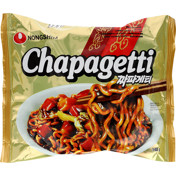 Nongshim Instant Kopnudler m. Sort Bønnesauce 140 g