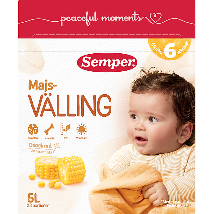 Majsvælling fra 6 mdr.