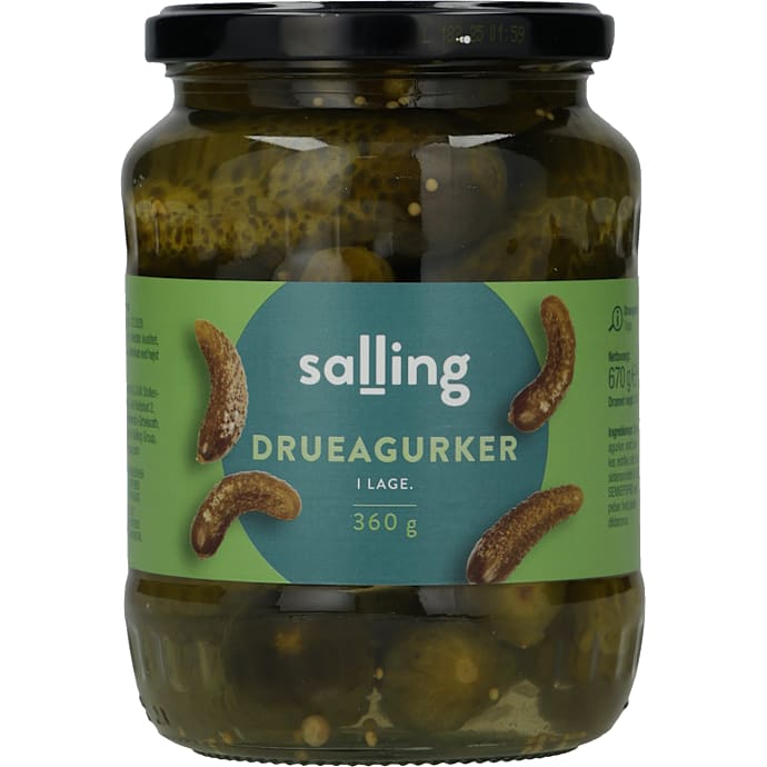 Salling syltede drueagurker