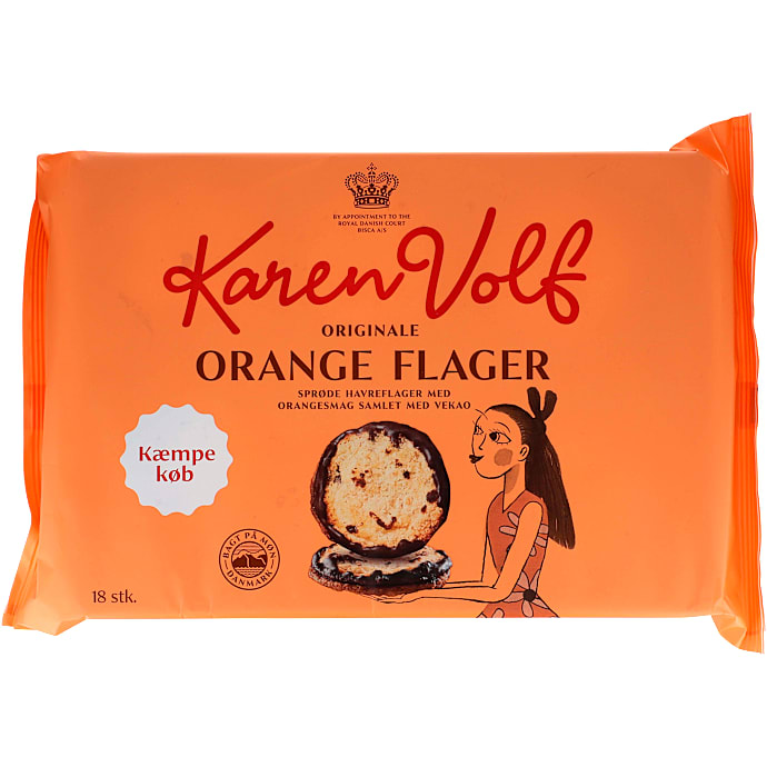 Havreflager m. orangesmag og kakao