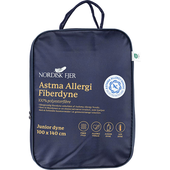 Nordisk Fjer Astma Allergi certificeret junior fiberdyne 100x140 cm - Lun