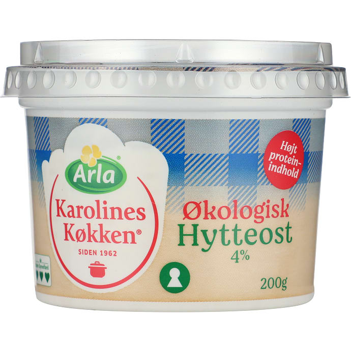 Arla Hytteost naturel økologisk 200 g