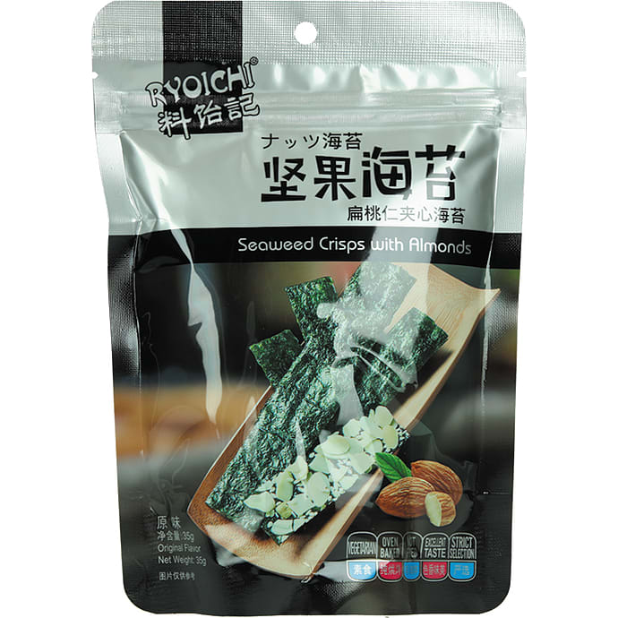 Ryoichi Snacks m. tang og mandler