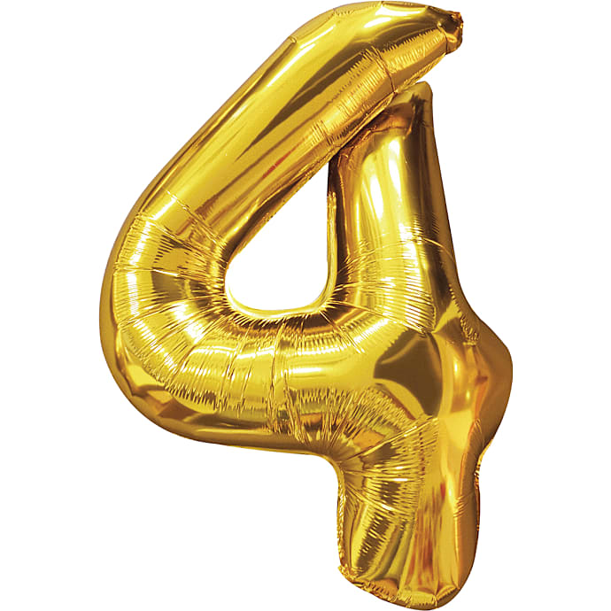 Salling Folieballon 4 86 cm Guld
