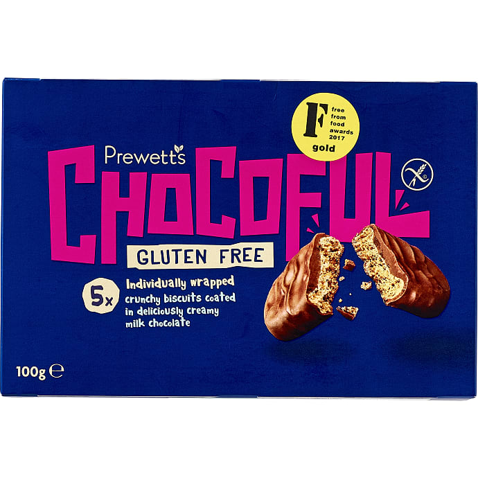 Prewetts Kiks m. chokoladeovertræk glutenfri