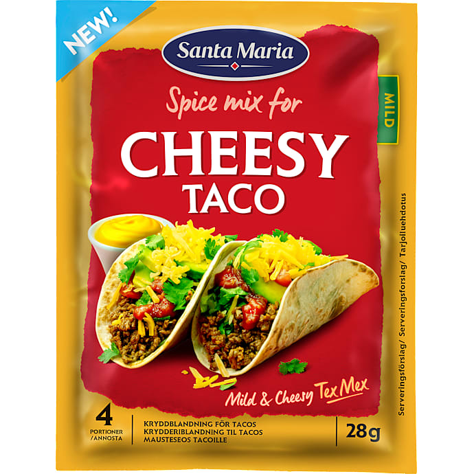 Taco krydderiblanding mild