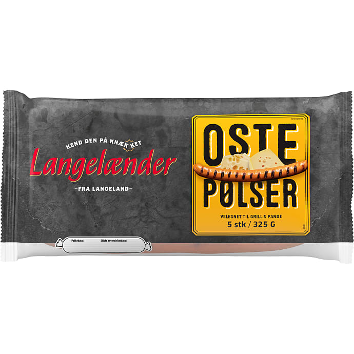 Stegepølser m. ost