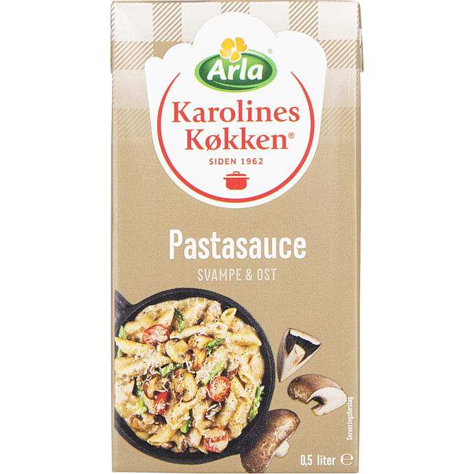 Pastasauce m. svampe og ost – produktbillede