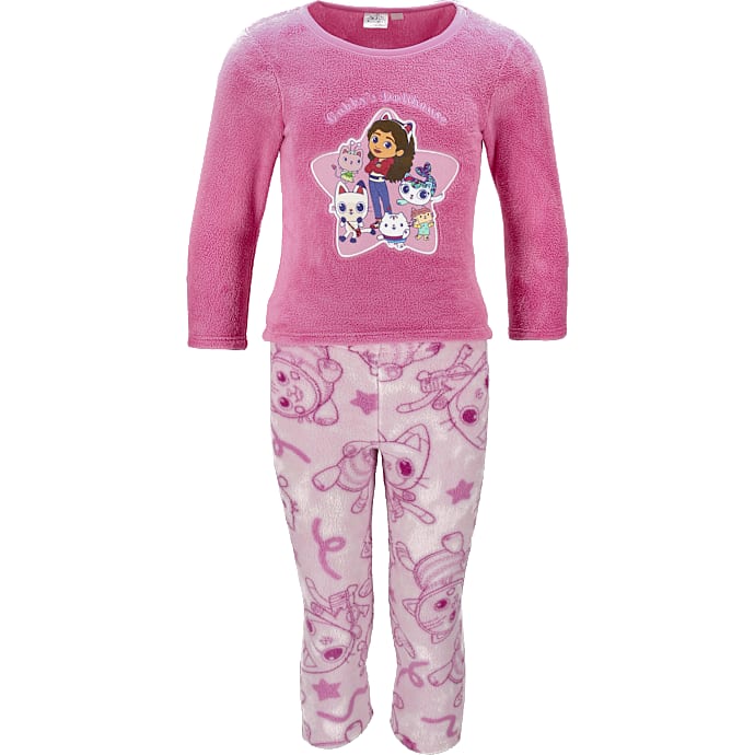 Gabby's Dukkehus fleecebluse og -bukser str. 110/116 - lilla