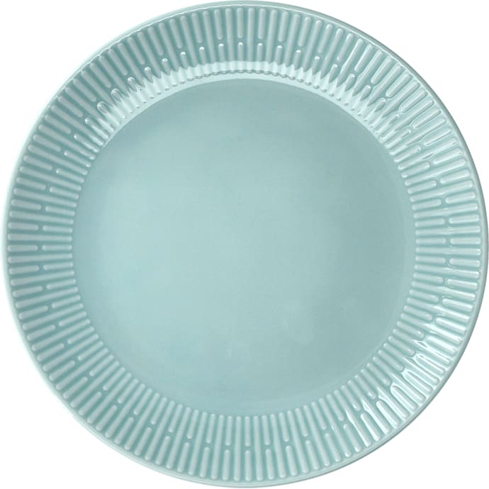 Relief frokosttallerken - lysegrøn (Ø: 22 cm)
