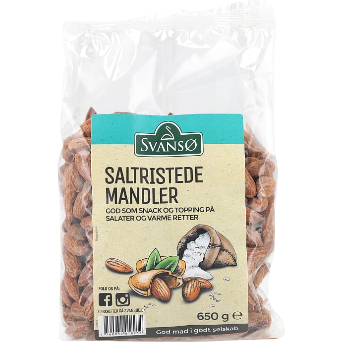 Saltristede mandler