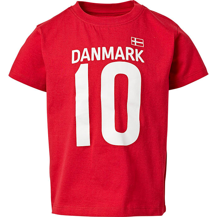 VRS Børne Fodbold T-shirt str. 146/152 Rød