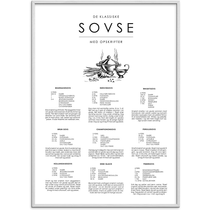 Citatplakat Sovse guide 70x100 cm