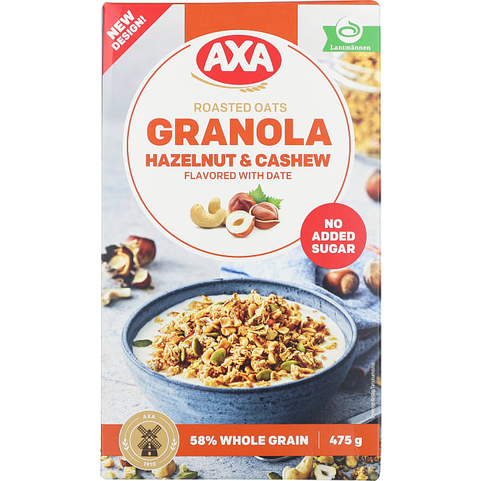Granola m. hassel- og cashewnødder