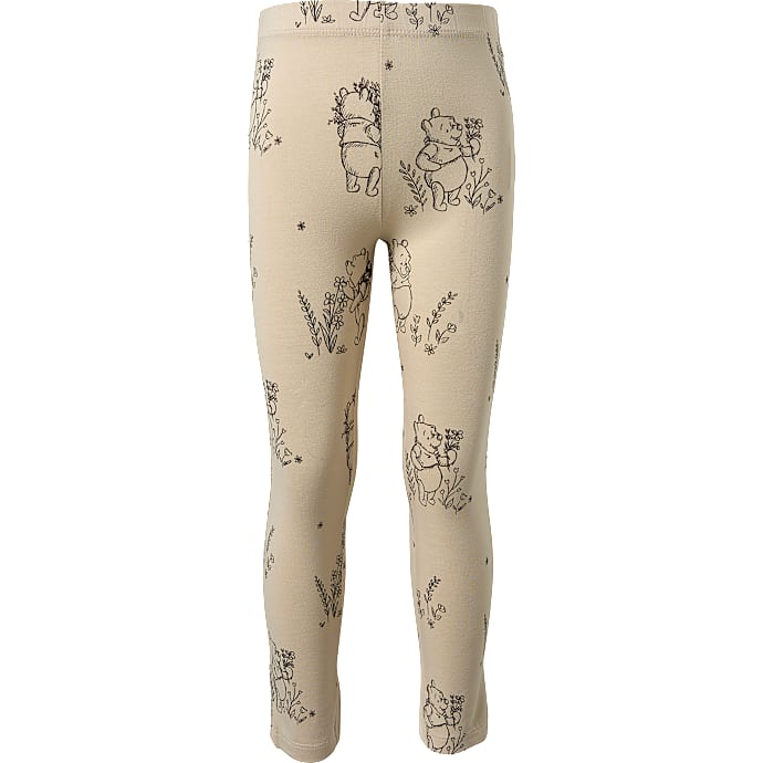 Winnie The Pooh Leggings str. 98/104 beige