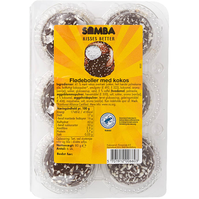 Flødeboller med kokos