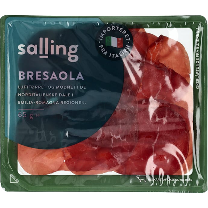 Salling Lufttørret Italiensk Bresaola i Skiver
