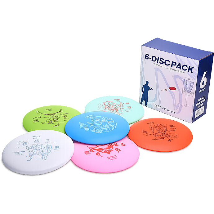Yikun Disc Golf 6-pak